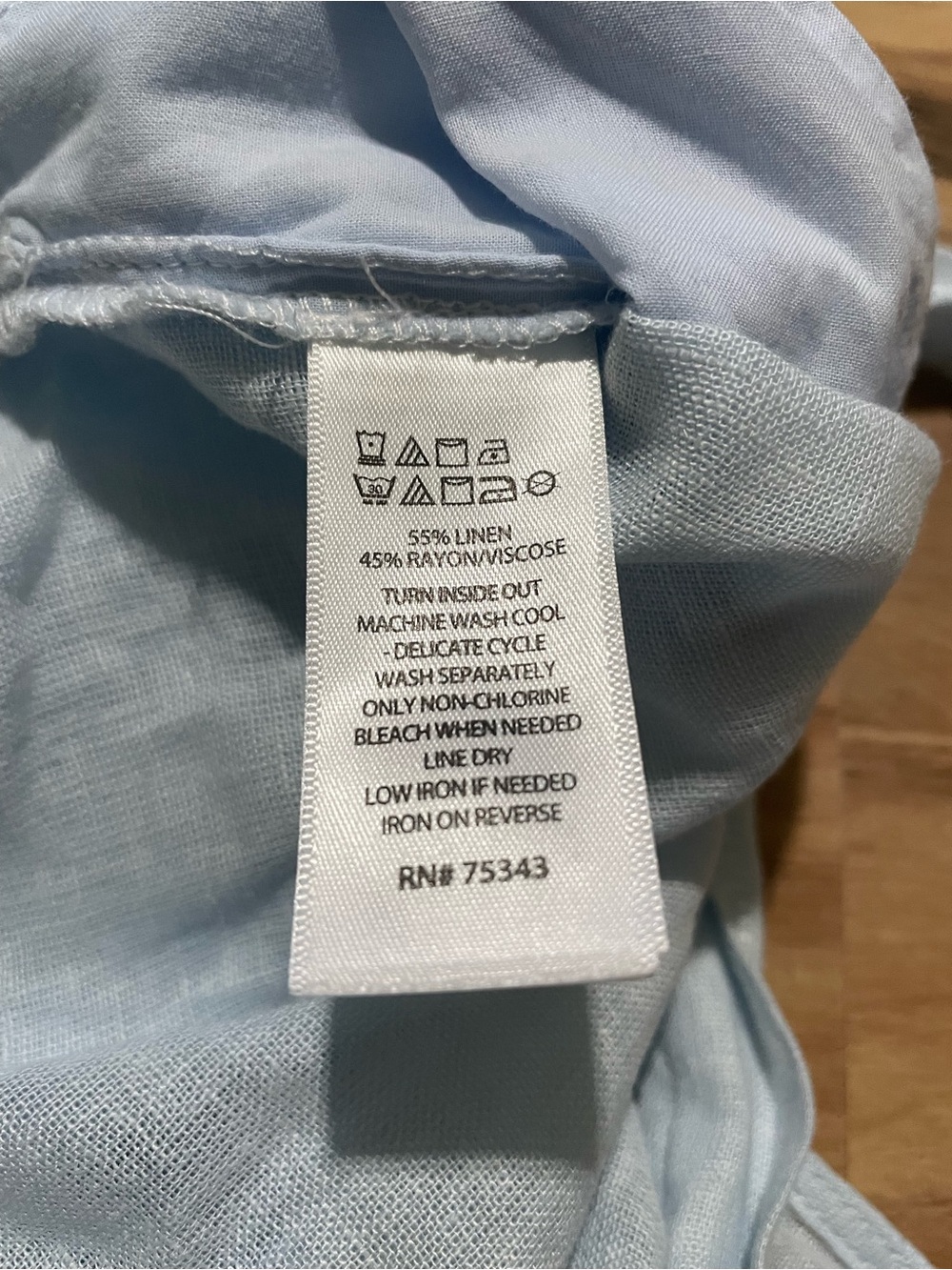 NWT Haute Hippie Style Linen Blend Wide Leg Jumpsuit Light Blue Large L - Picture 8 of 8